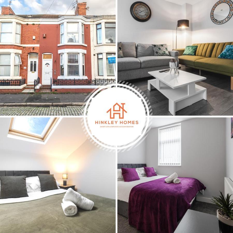 Supersized House 6 Beds Sleeps 14 W Garden & Carpark By Hinkley Homes Short Lets & Serviced Accommodation Liverpool Exteriér fotografie